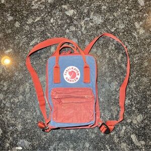 Fjallraven Kanken Mini Backpack Adults Blue Red Shoulder Everyday Bag Small